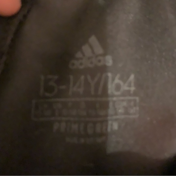 Adidas Boys/Unisex Black Track Pants - Picture 6 of 8